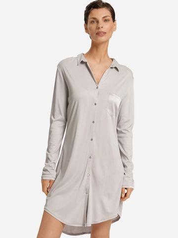 Chemise de nuit ' Grand Central ' Hanro en gris : devant