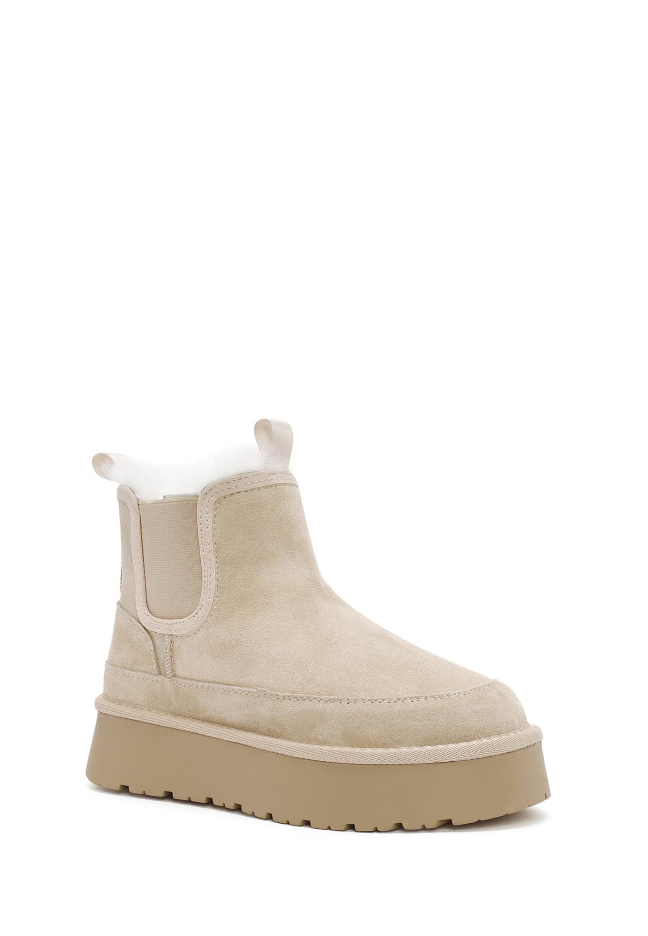 Ankle boots di Derimod in beige