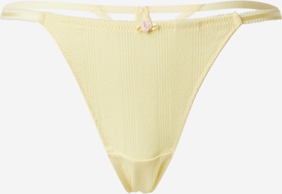 Siaurikės iš Hunkemöller, spalva – šviesiai geltona / rožių spalva, Prekių apžvalga