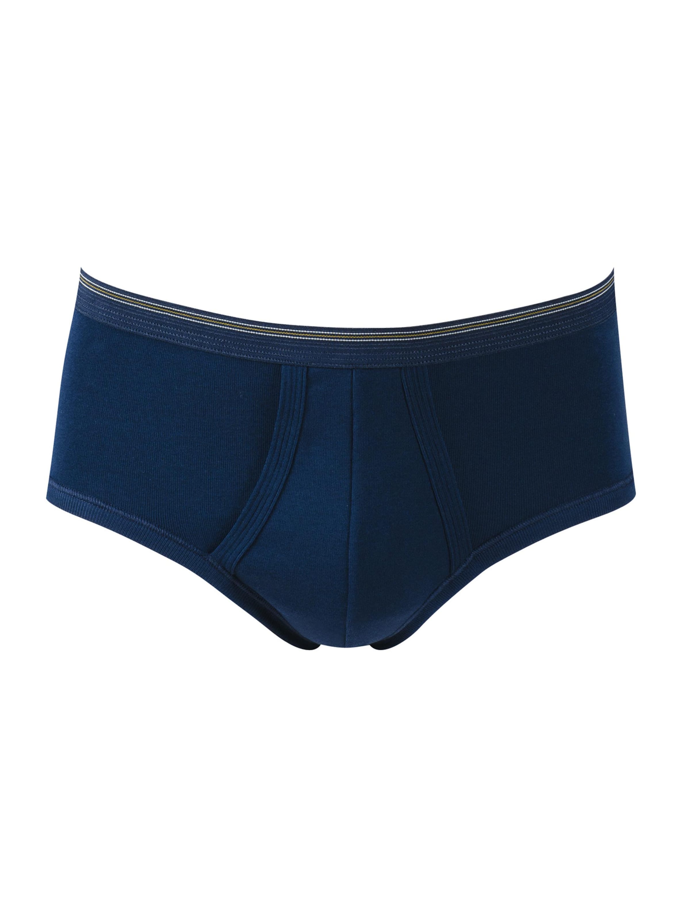 CALIDA Slip 'Twisted Cotton'‌‌‌‌‌‌‌‌ in Schwarz: Vorderseite
