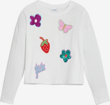 balta Desigual Marškinėliai: priekis