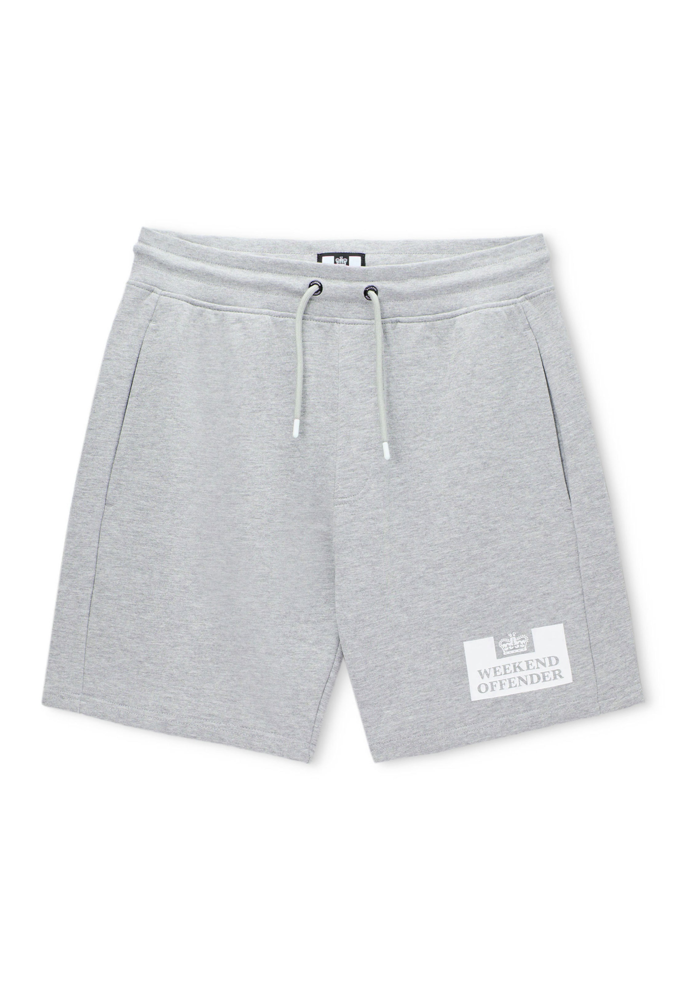 Weekend Offender Shorts 'Action Classic' in Grau: Vorderseite