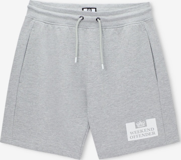 Weekend Offender Shorts 'Action Classic' in Grau: Vorderseite