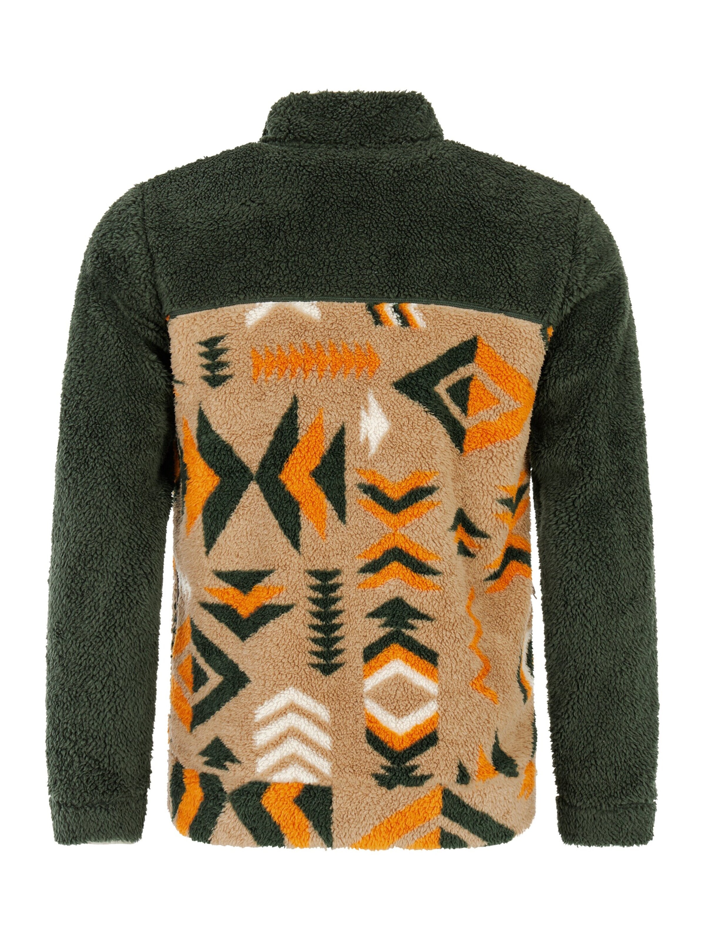 PROTEST Fleece Jacket 'PRTDon' in Green