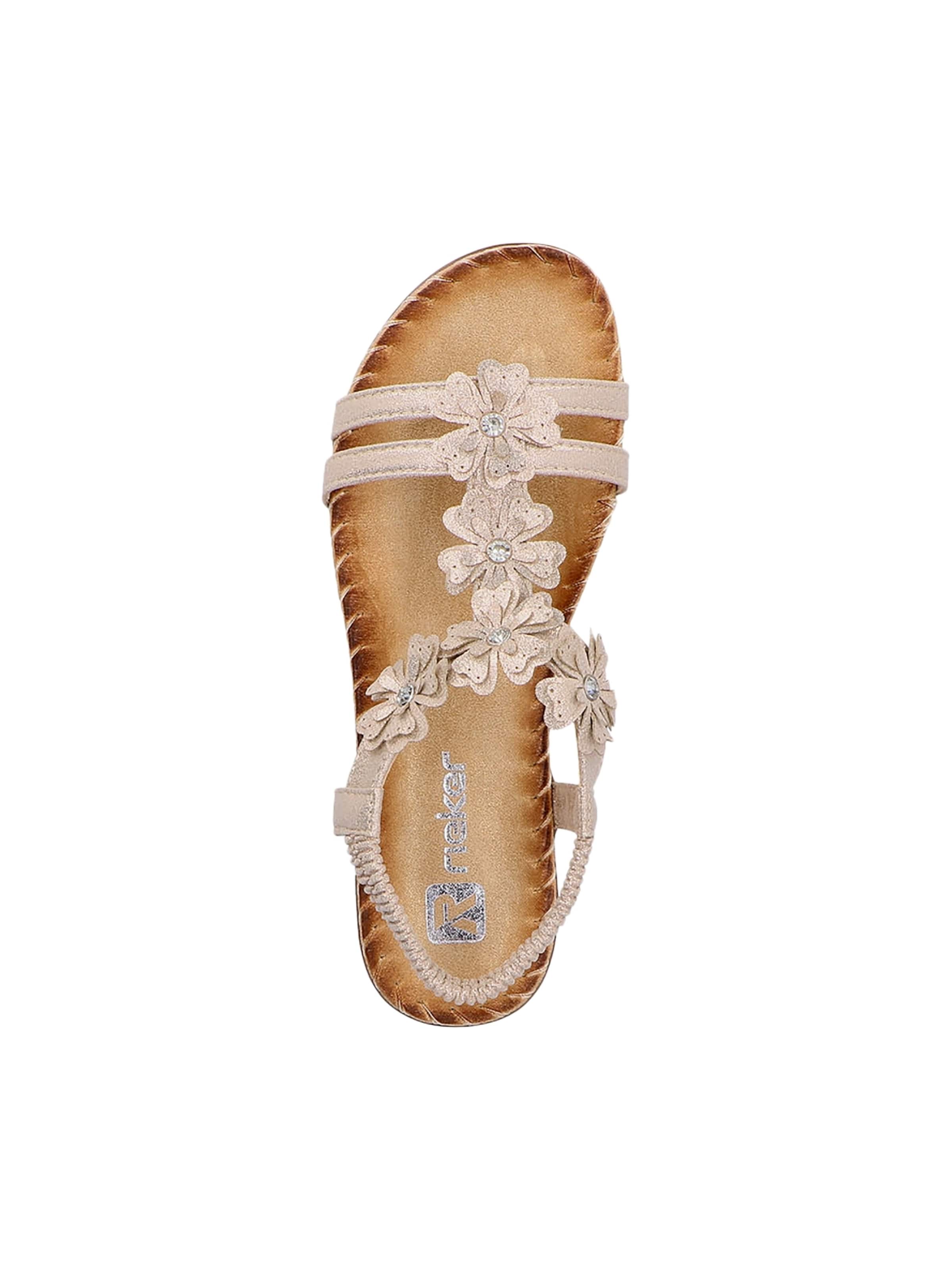 Rieker - Sandalias con hebilla en oro