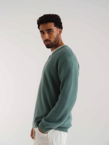 ABOUT YOU x Kevin Trapp Sweater 'Dario' in Green