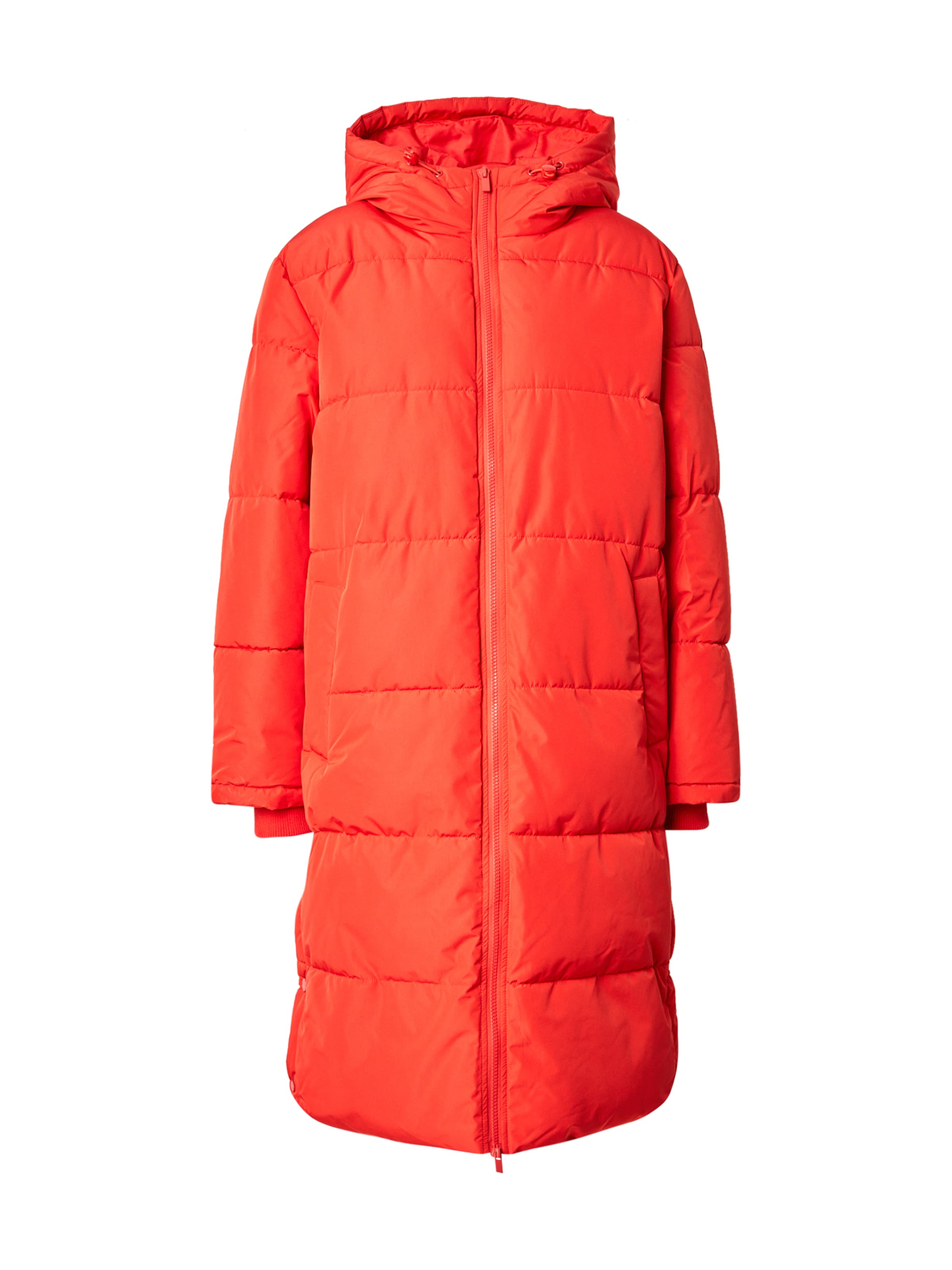 VILA Pitkä talvitakki 'VIBETH' värissä punainen: etupuoli