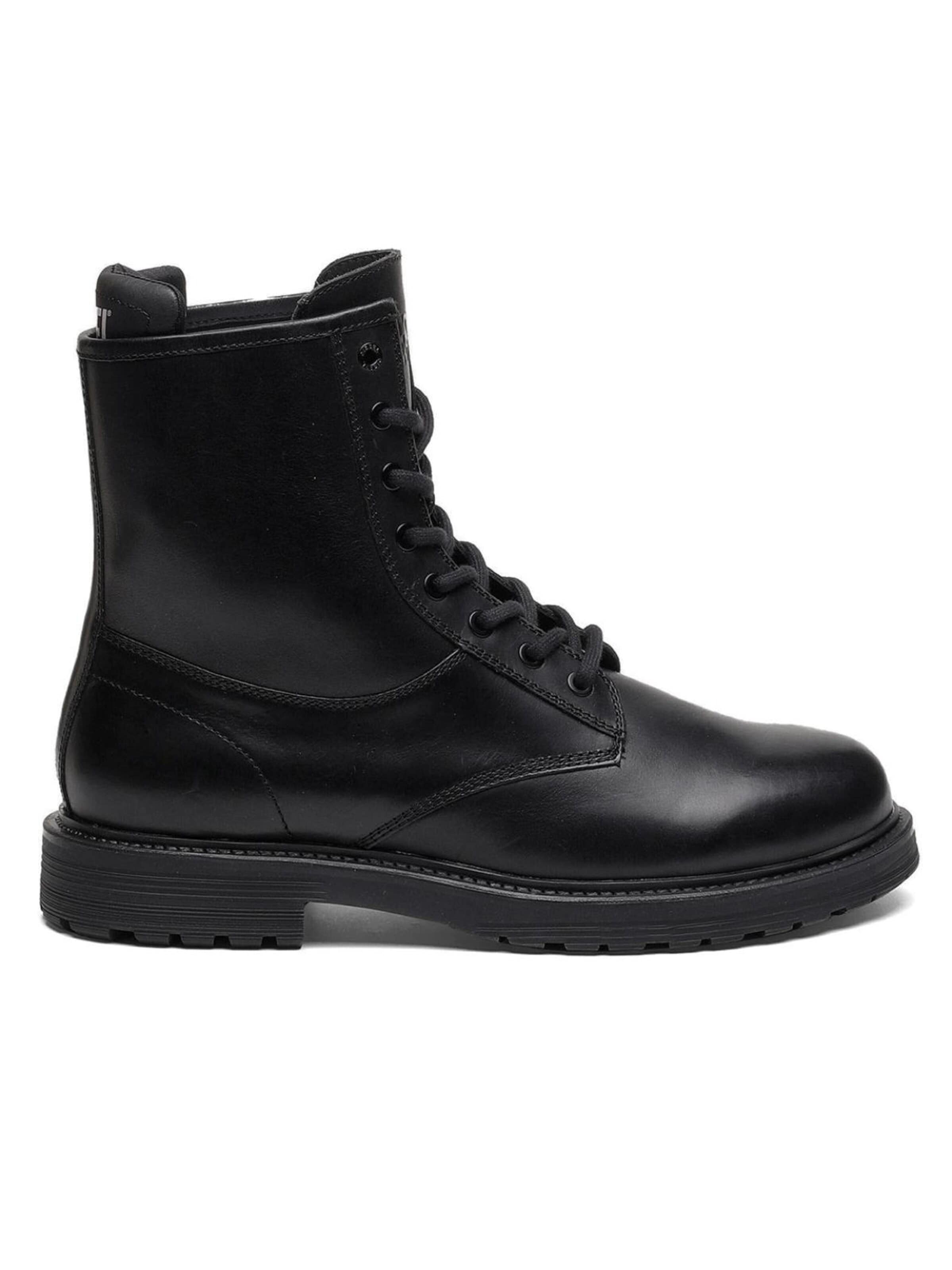 DIESEL Lace-Up Boots 'D-ALABHAMA CB PRR13' in Black: front