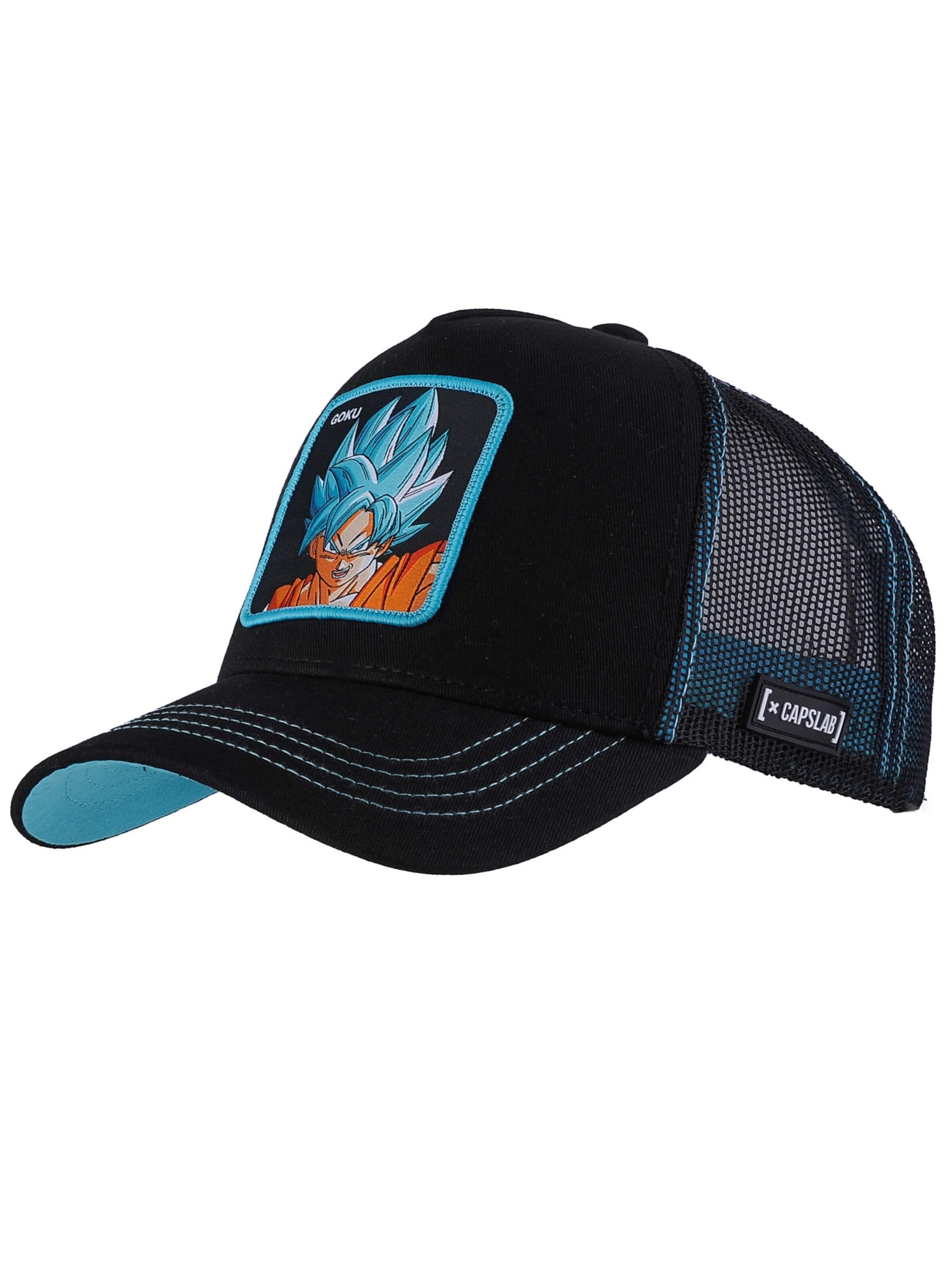 Casquette Capslab en noir : devant
