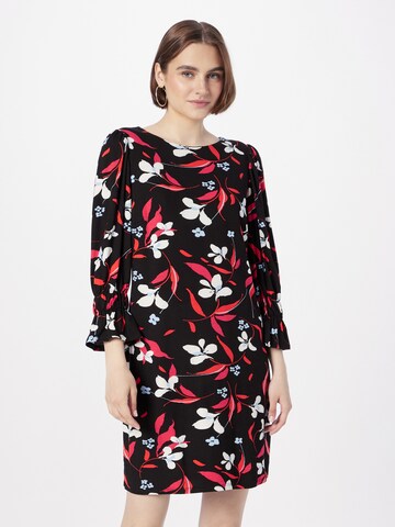 Robe Wallis en noir : devant