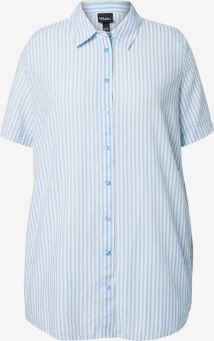 Ulla Popken Pusero värissä sininen: etupuoli