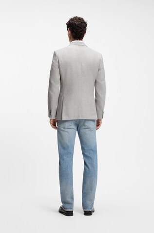BOSS Slim Fit Sakko 'Hutson' in Grau
