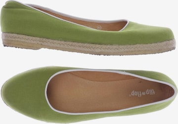 FLIP*FLOP Flats & Loafers in 40 in Green: front