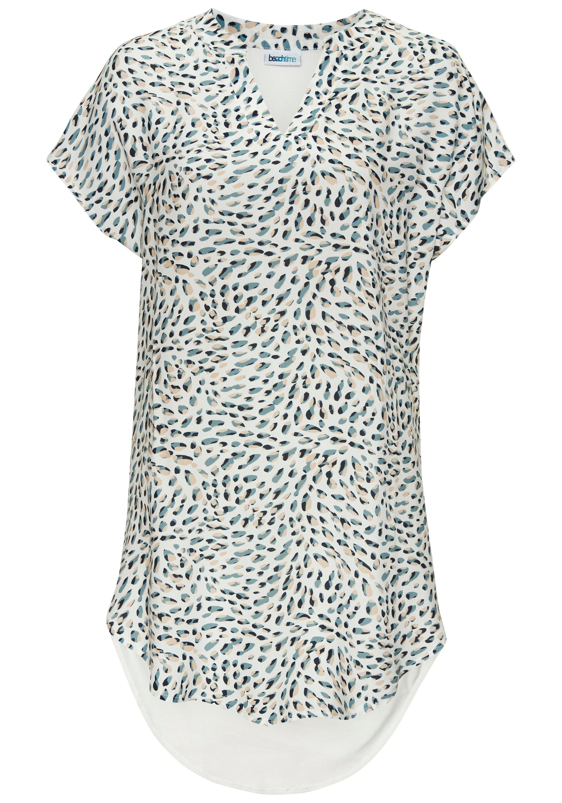 BEACH TIME Blouse in Green: front