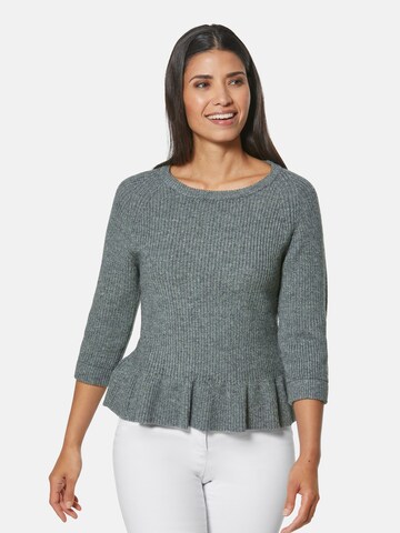 MADELEINE Trui in Grijs: voorkant