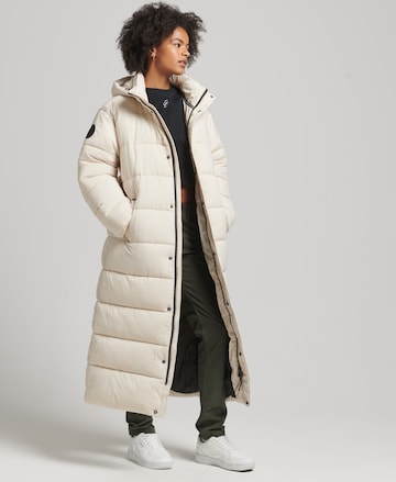 Superdry Winter Coat in Beige: front