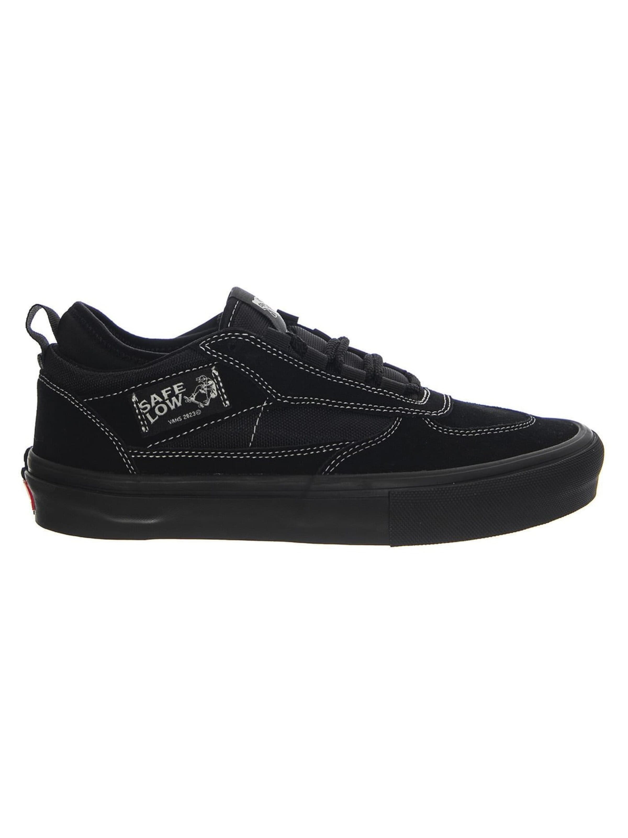 Scarpa stringata sportiva 'Skate Safe Low Black / Black Uomo -- Scarpe Stringate Uomo Nero' di VANS in nero: frontale