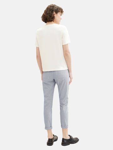 TOM TAILOR Slimfit Nadrág - kék
