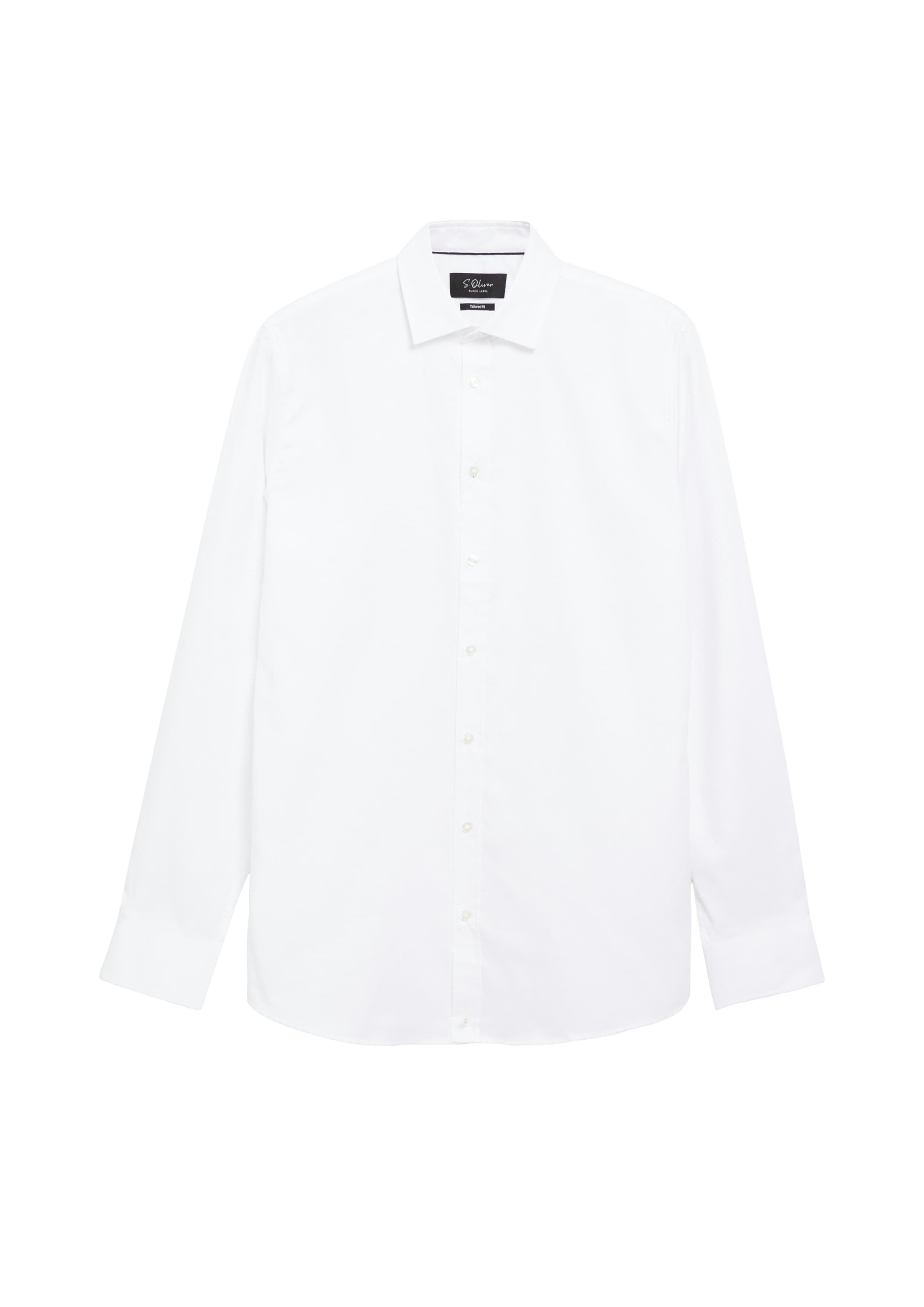 Coupe slim Chemise s.Oliver en blanc : devant