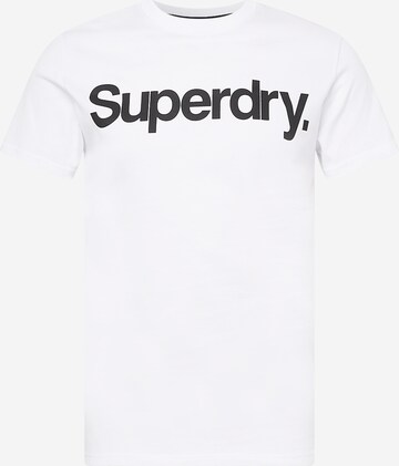 Maglietta di Superdry in bianco: frontale