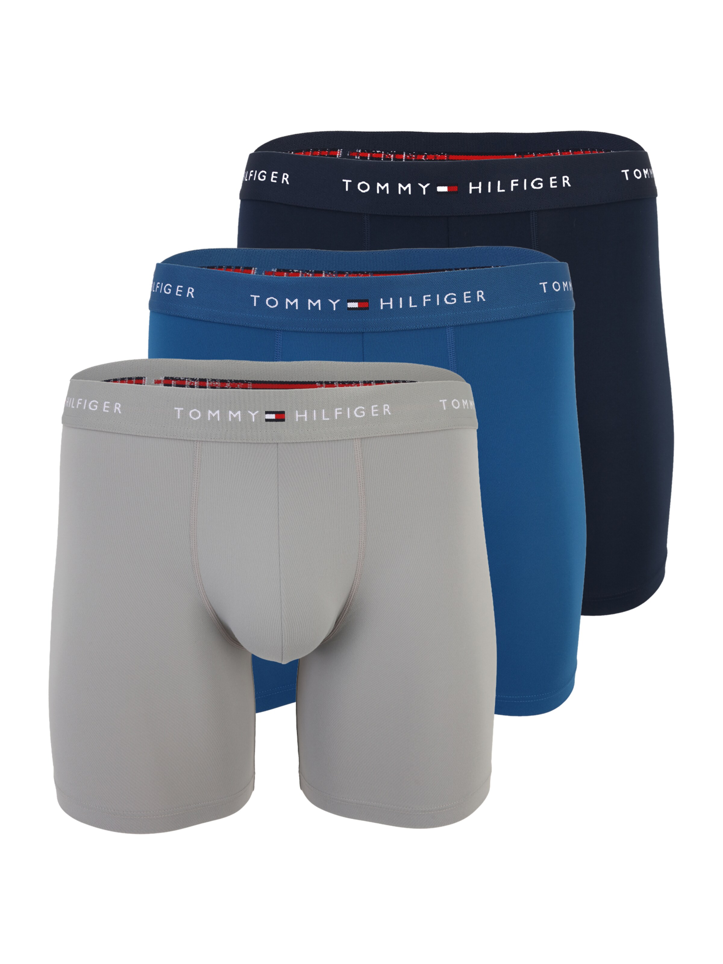 Tommy Hilfiger Underwear Bokserishortsit värissä sininen / marine / harmaa / valkoinen, Tuotenäkymä