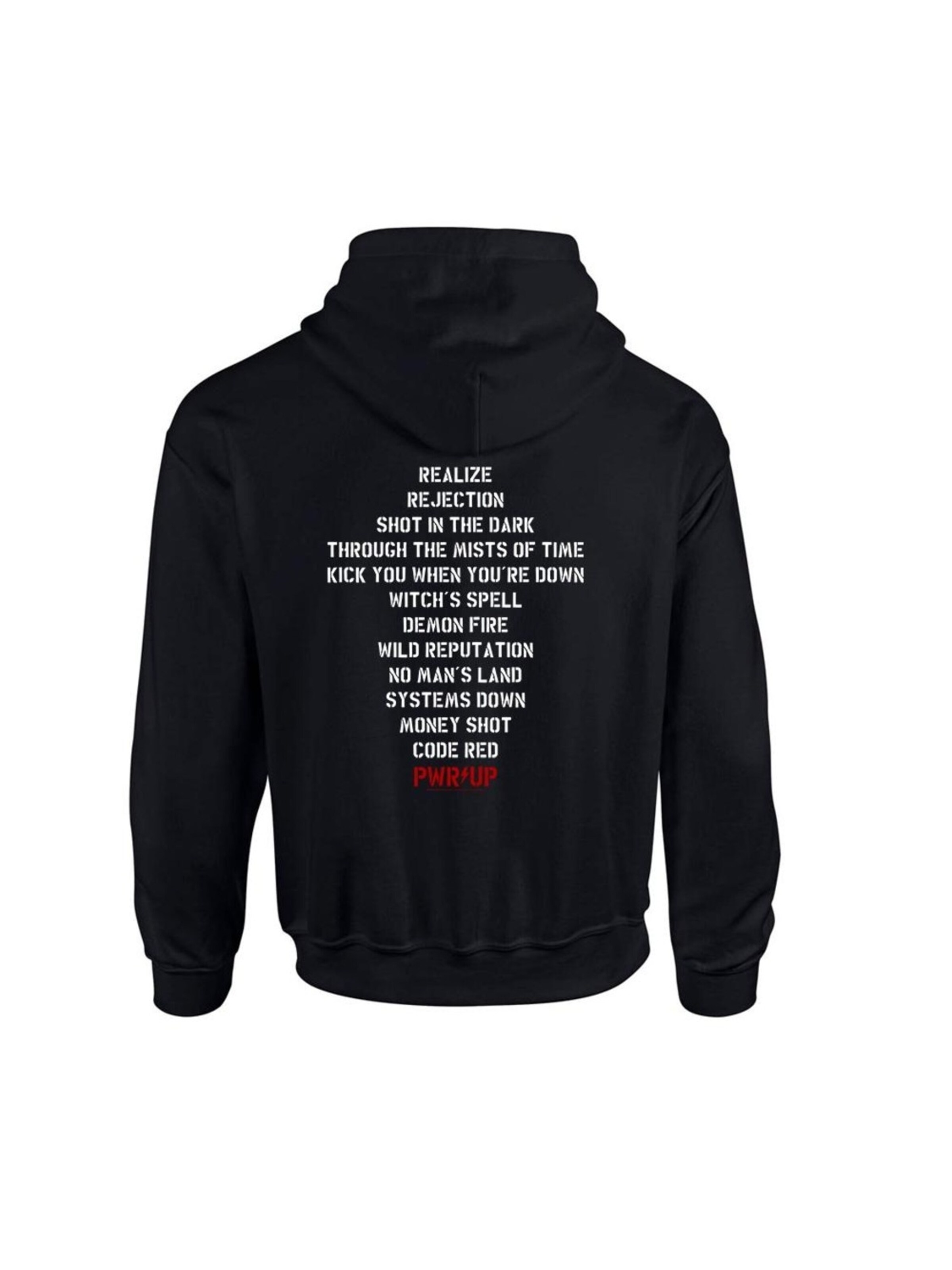 AC/DC Sweatshirt 'AC/DC PWR Stage Kapuzenpullover' i svart
