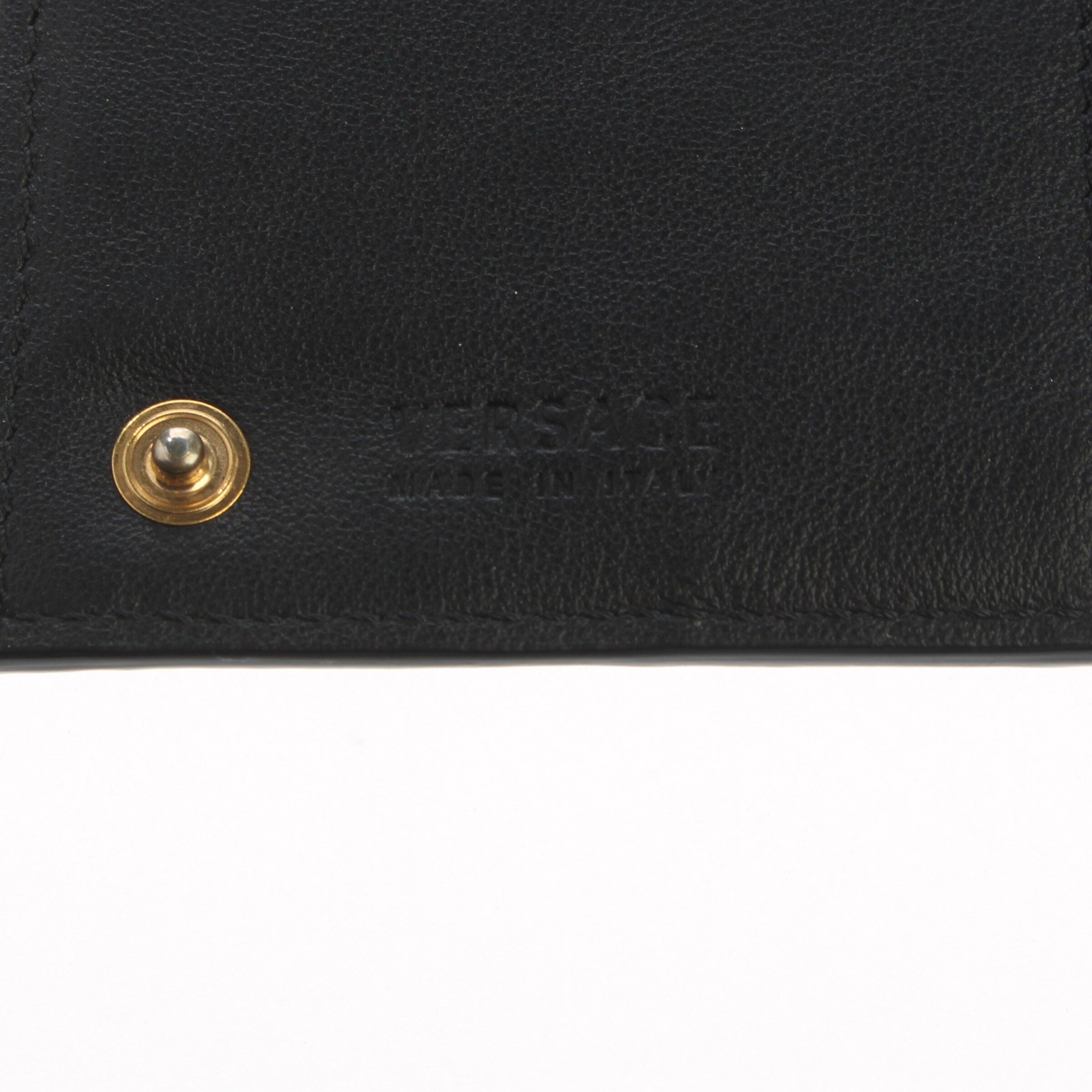 VERSACE Small Leather Goods in One size in Black