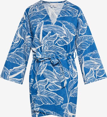 Kimono Usha en bleu : devant