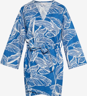 Kimono Usha en bleu : devant