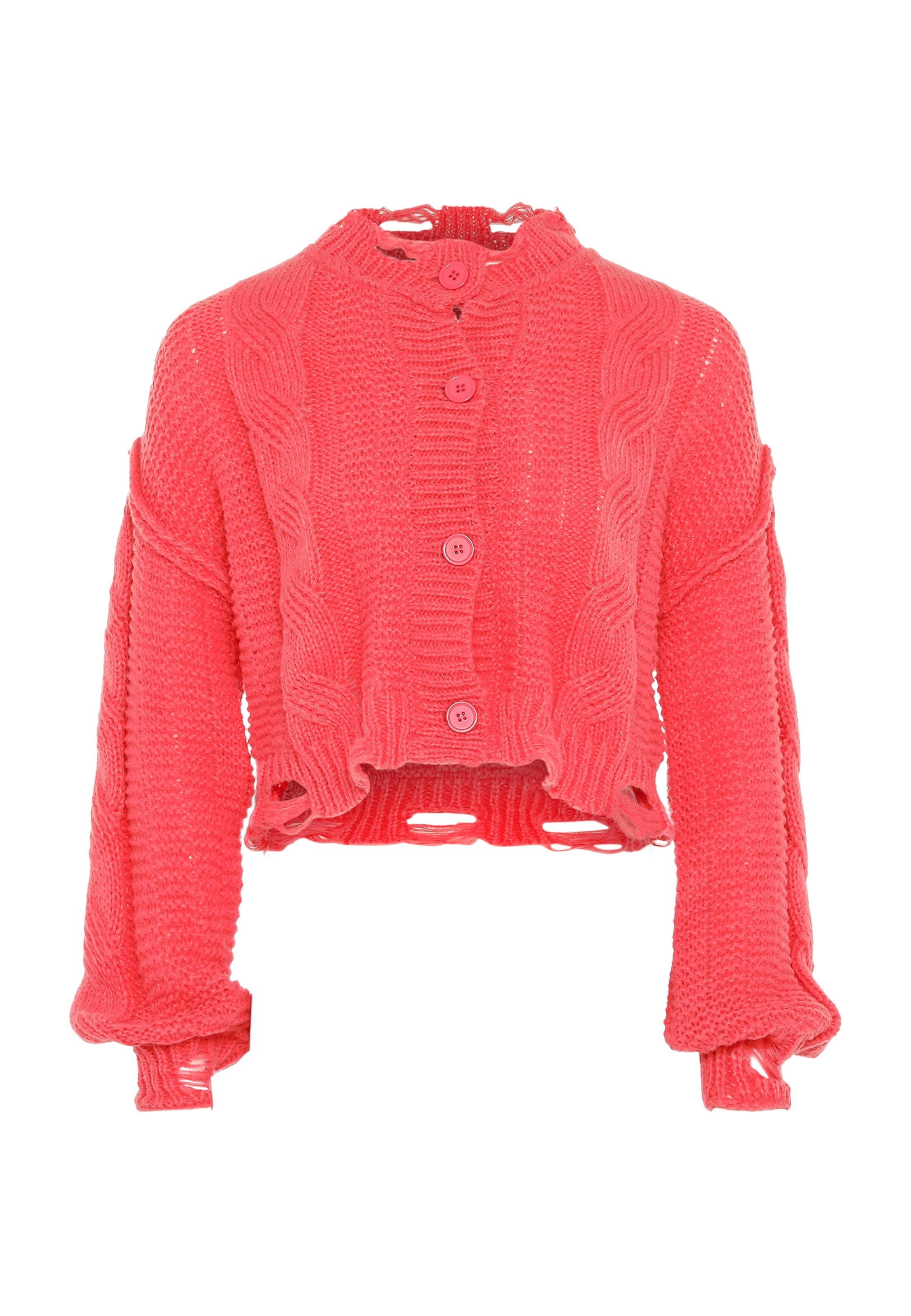 MYMO Kardigán - narancs: elől