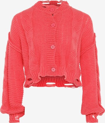 Cardigan MYMO en orange : devant