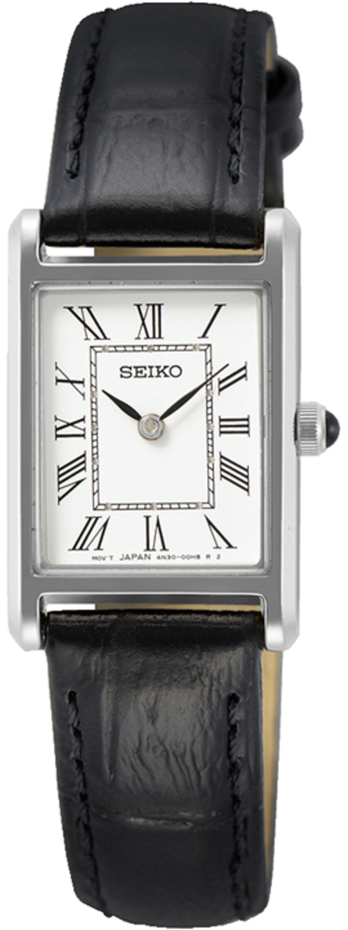 SEIKO Uhr in Schwarz: Vorderseite