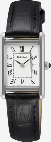 SEIKO Analog Watch in Black: front