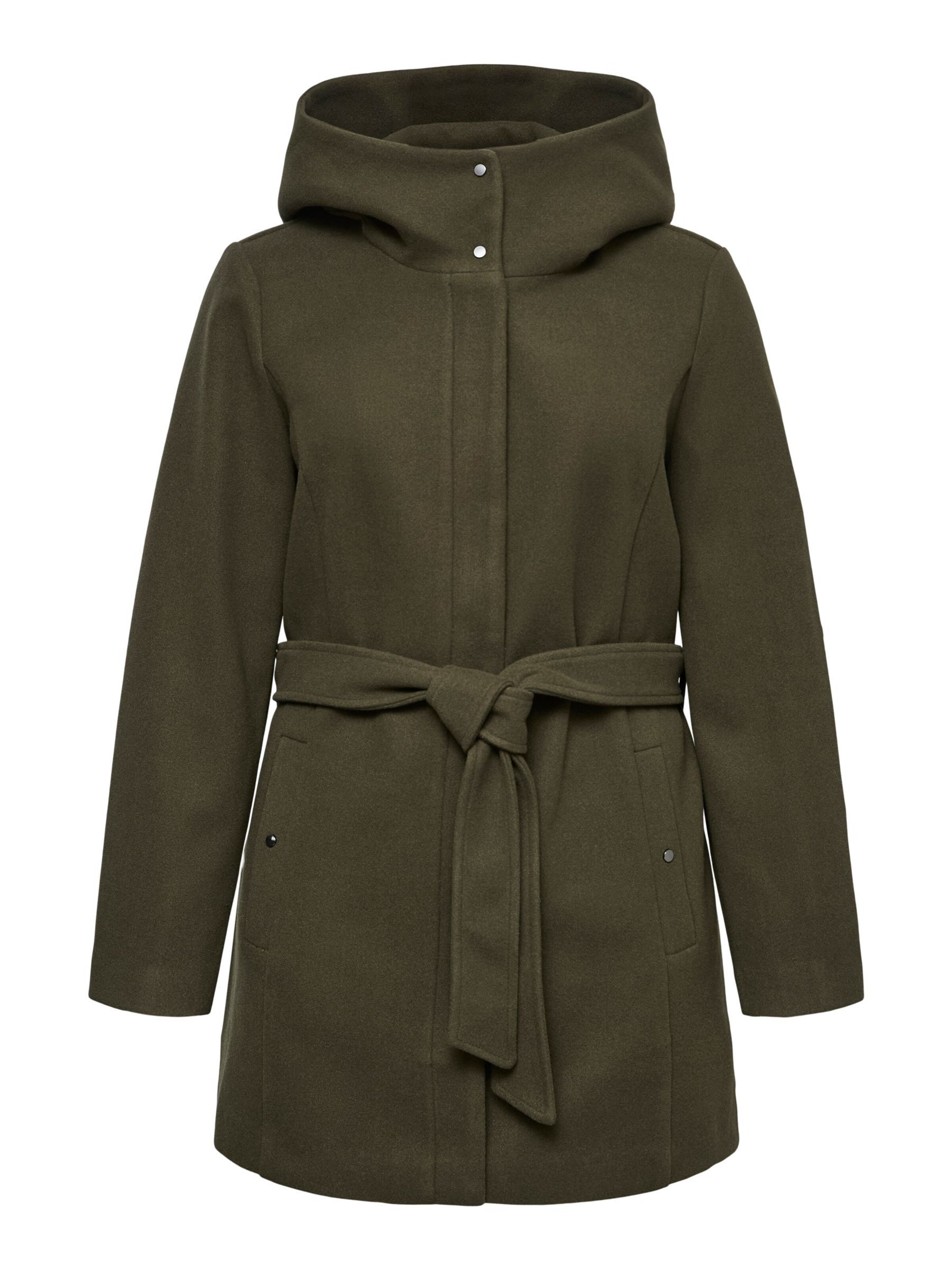 Vero Moda Curve - Chaqueta de entretiempo en verde: frente
