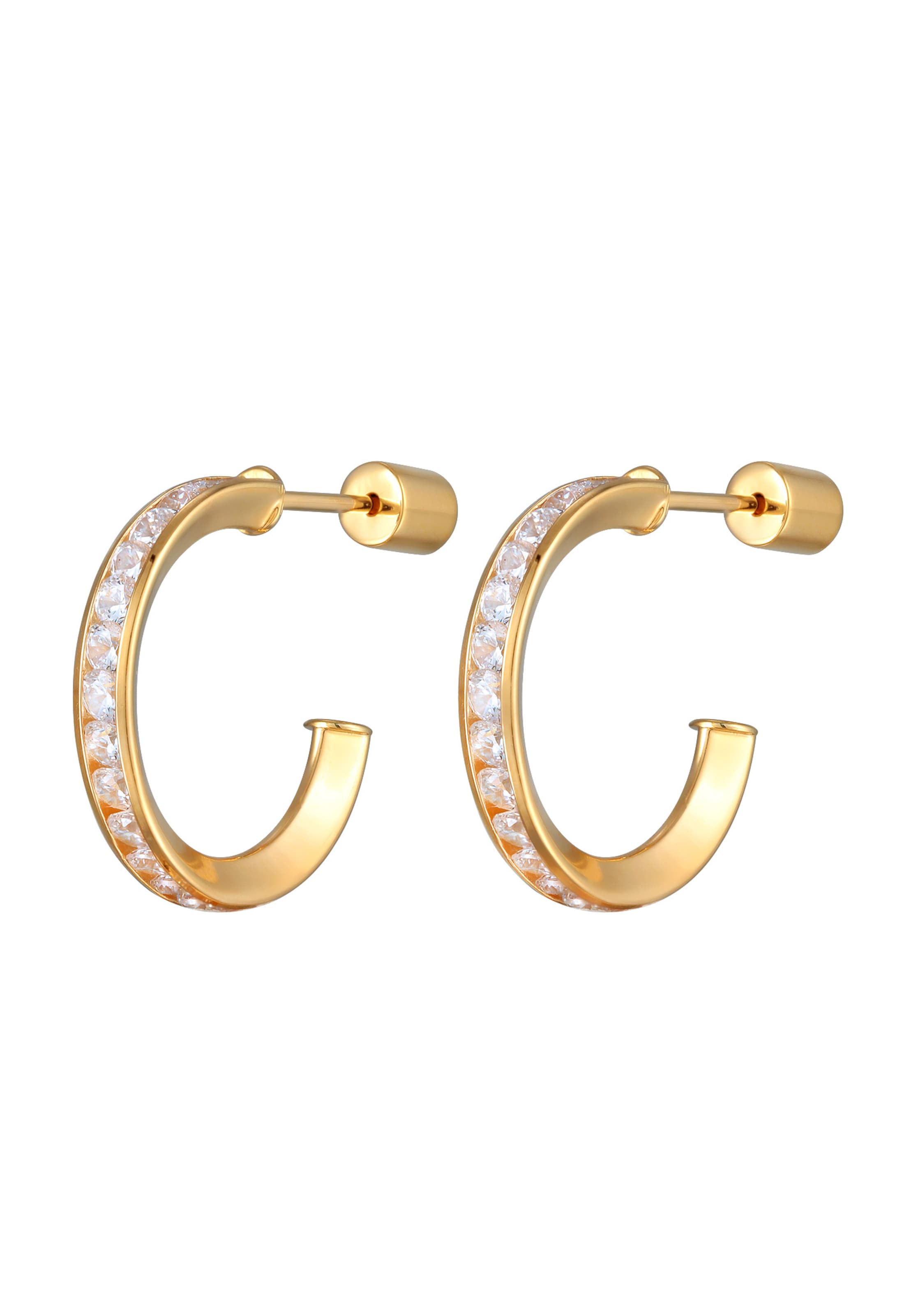 ELLI Earrings in Gold: front