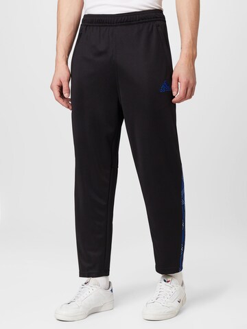 Regular Pantalon de sport 'Tiro' ADIDAS SPORTSWEAR en noir : devant