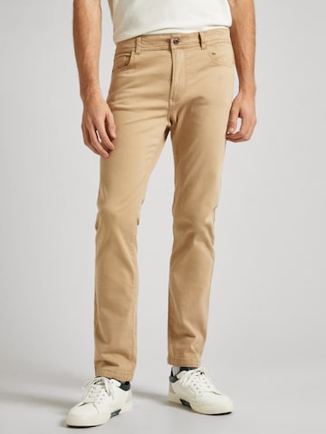 Pepe Jeans Skinny Jeans in Beige: front