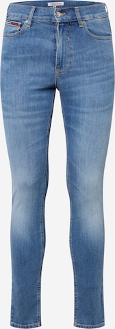 Tommy Jeans Skinny Jeans 'SIMON' in Blauw: voorkant