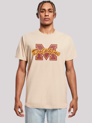 F4NT4STIC Shirt 'Sex Education M Dolphins Netflix TV Series' in Beige: front