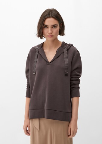 s.Oliver BLACK LABEL Sweatshirt in Brown: front