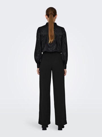 ONLY Wide leg Trousers 'ANSA' in Black