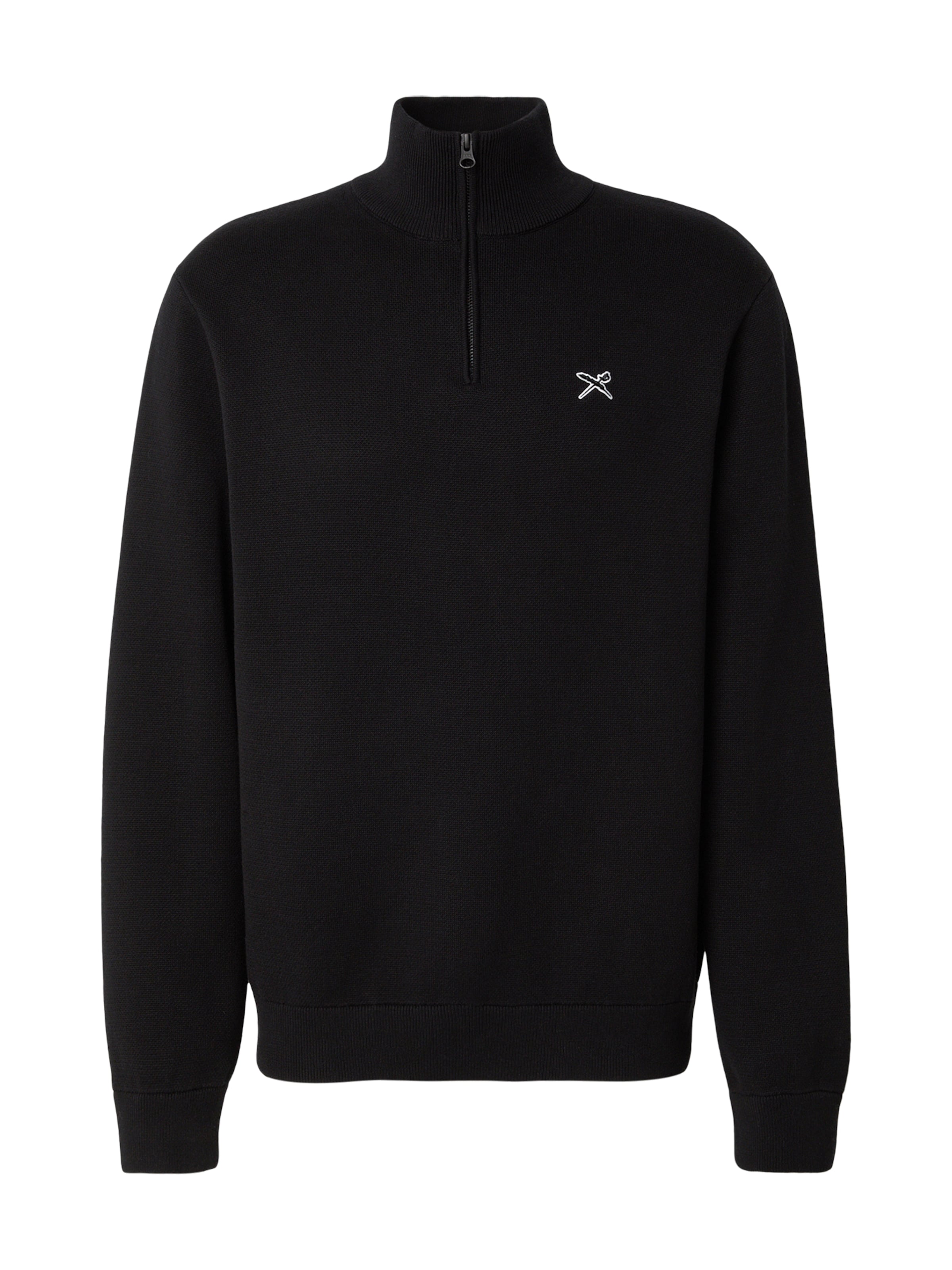 Iriedaily Pullover in Schwarz: Vorderseite