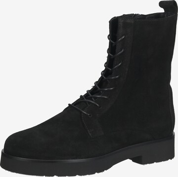 Högl Lace-Up Ankle Boots in Black: front