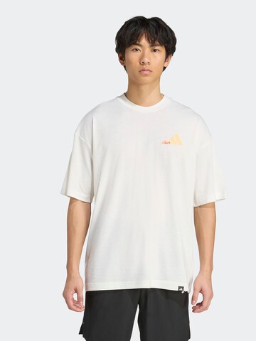 ADIDAS PERFORMANCE - Camiseta funcional 'GFX Joy Q3' en blanco