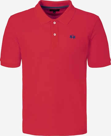 La Martina Poloshirt 'Bpmp11' in Rot: Vorderseite