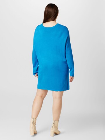 Fransa Curve Pullover 'BLUME' in Blau