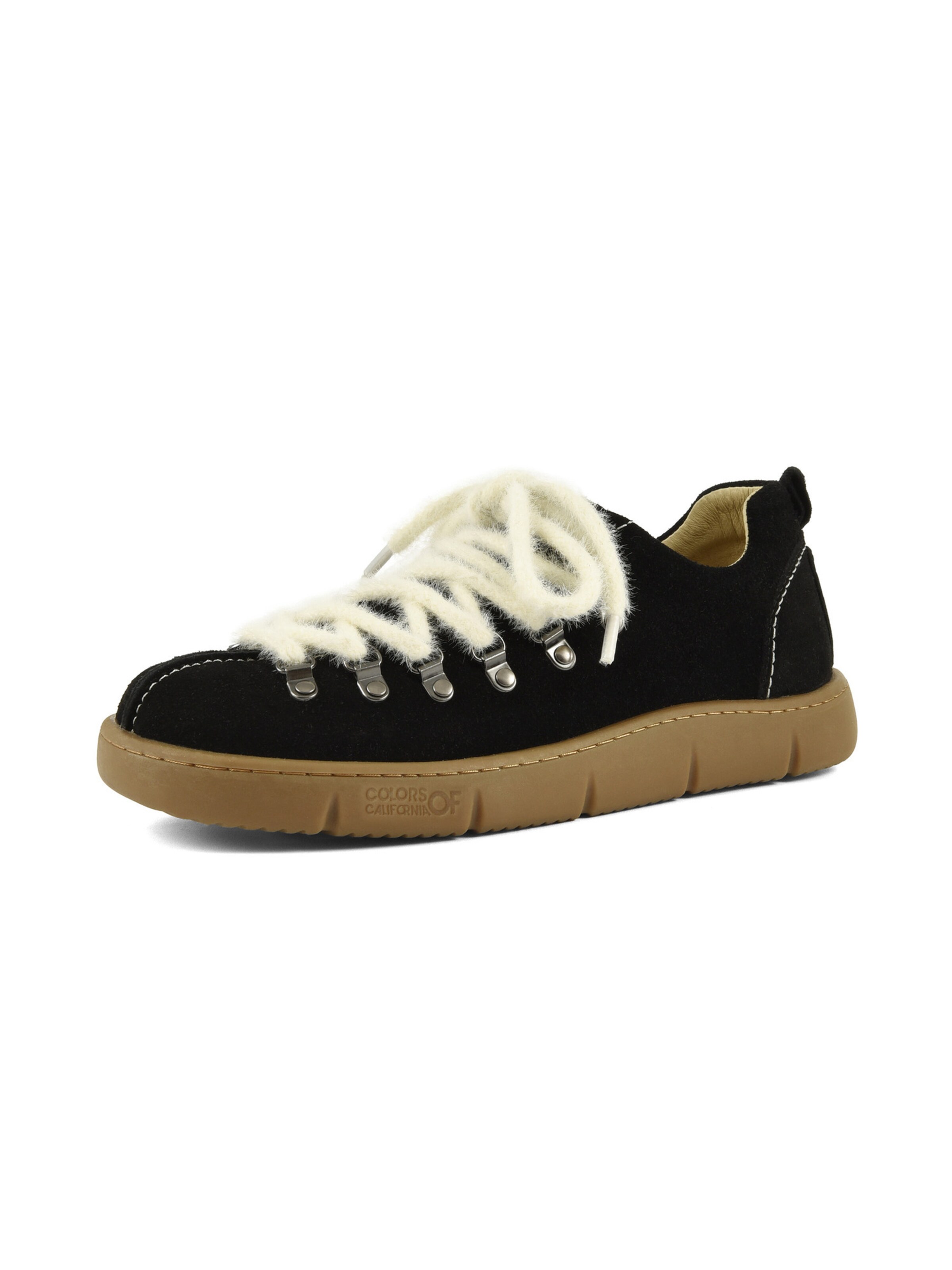 Sneaker bassa di COLORS OF CALIFORNIA in nero: frontale