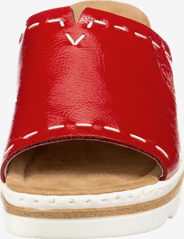 Rieker Pantolette in Rot