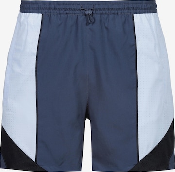 NIKE Regular Workout Pants 'Strike' in Blue: front