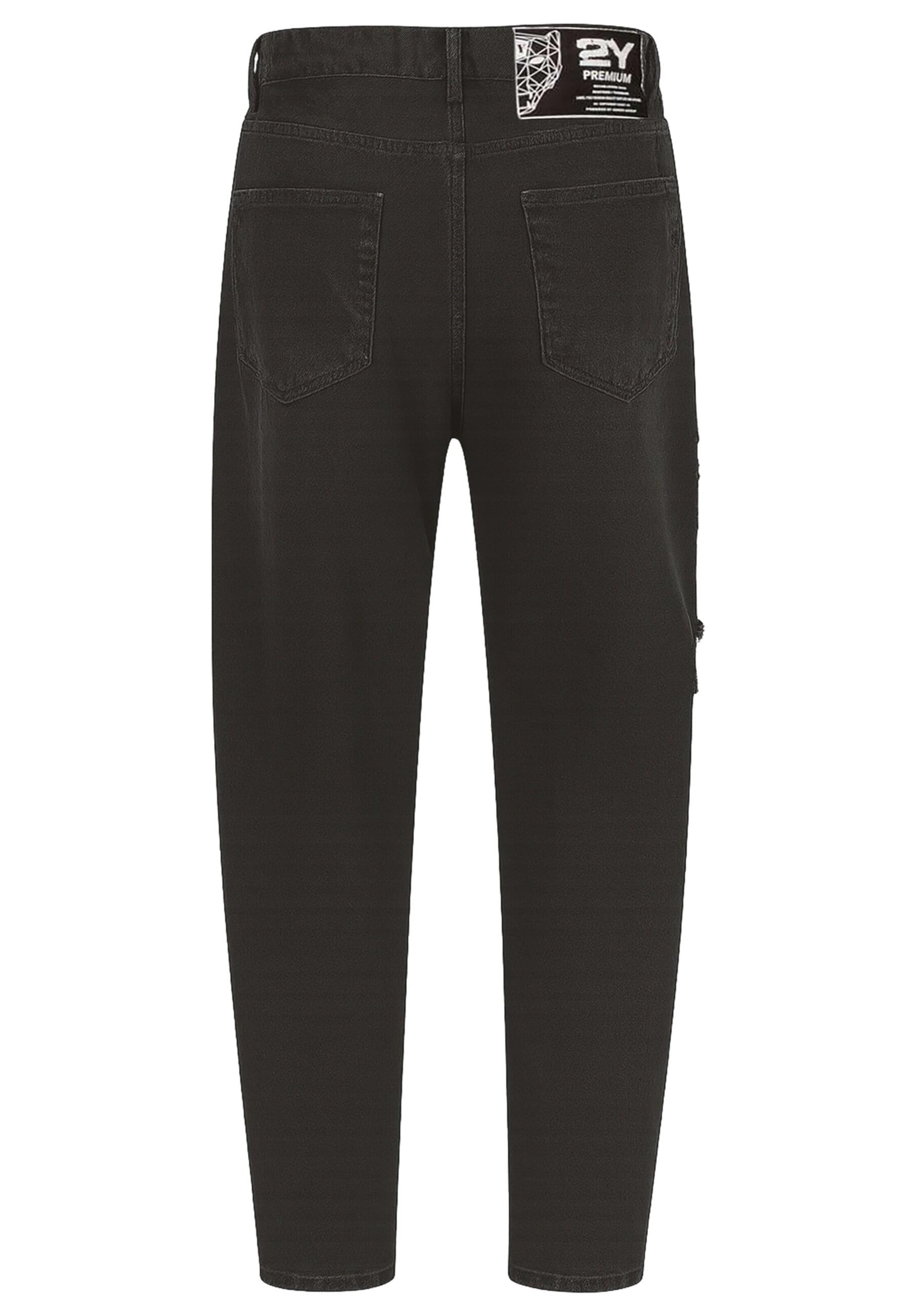 Loosefit Jeans 'Kjell' di 2Y Premium in nero